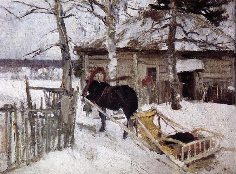 Konstantin Korovin Winter France oil painting art